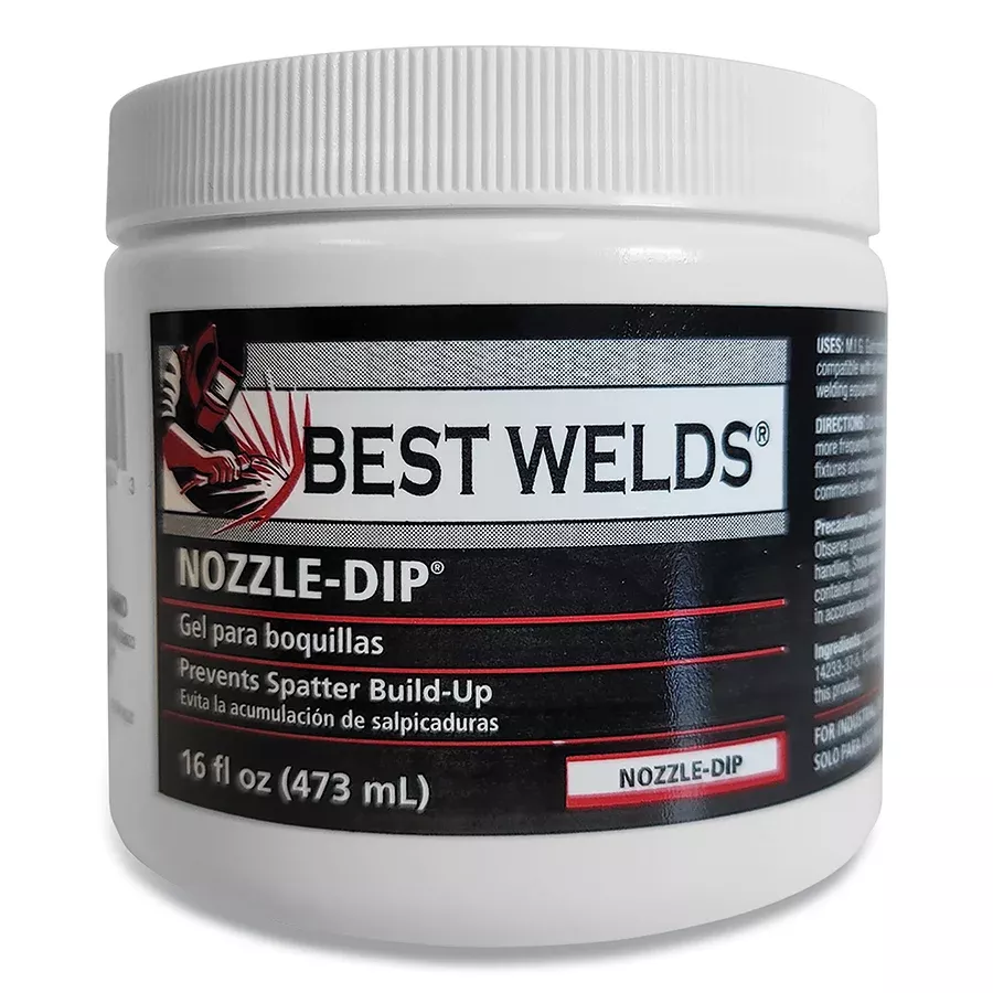 Best Welds Nozzle Dip Gel, 16 oz, Jar, Blue