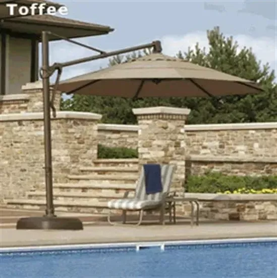 Bimini 11' Octagon Umbrella - Stone Olefin