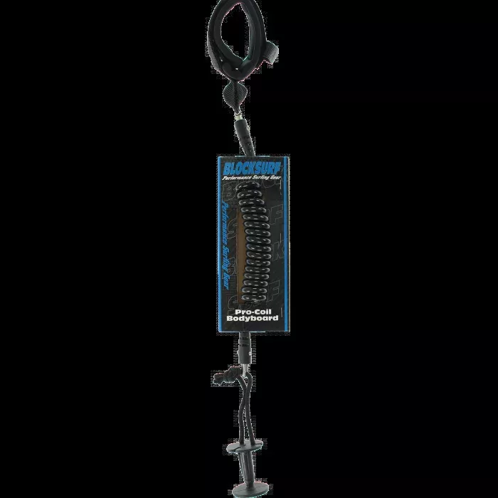 Blocksurf Block Pro Coiled Bodyboard Leash