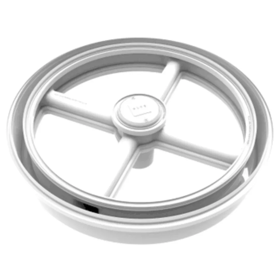Blue Square 501003-WT Eclipse Main Drain Debris Catcher, White (501003WT)