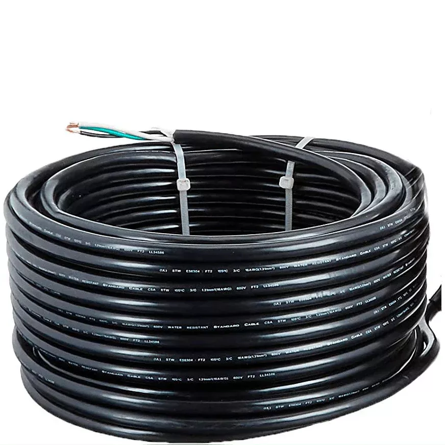 Blue Square Spectrum/Vivid 360 Spa/Nicheless Cable & Plug Kit 18 Gauge 100′ Cable, 200100