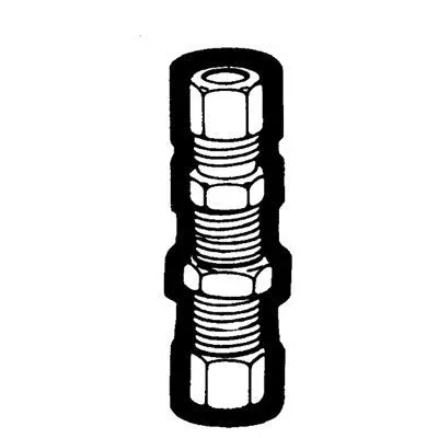 Brs 75-6 (Holyoke) | 3/8 Comp Bulkhead Union | Bulkhead Union | 3/8