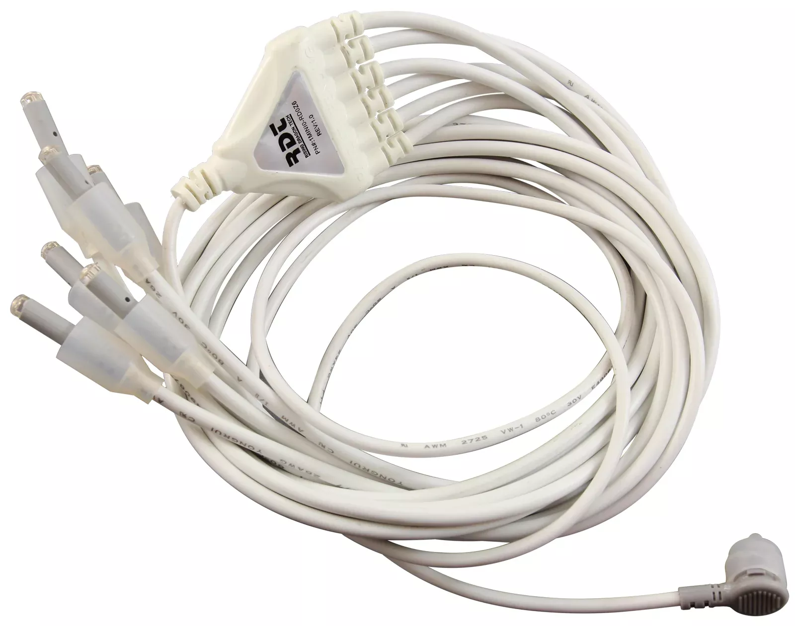 Bulb, RD, 2-Wire, MiniPOL, 6-WayLED, 3-24″Leads, 3-36″Leads, 1Z6 : 1MINI0-RD1Z6