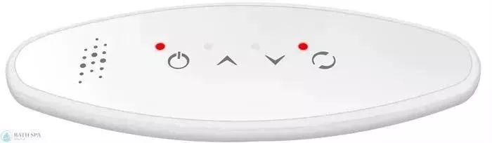 C.G. Air Air Blower Topside LED Oval L 4 Button White Control Panel – Variable Speed Operation CG Sensor WP Compatible