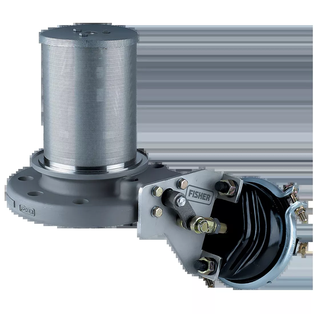 C404A32-60 (Fisher) Valve-Internal 4 Single Flg Air Cyl