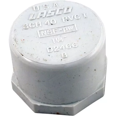 Cap, Lasco, 1-1/4" Female Pipe Thread- 448-012