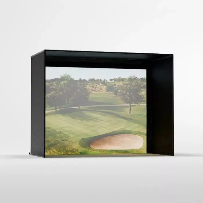 Carl’s Place DIY Golf Simulator Enclosure Kit with Standard Impact Screen 8×10.5 | Model: gekc2-is-8×10-5×5