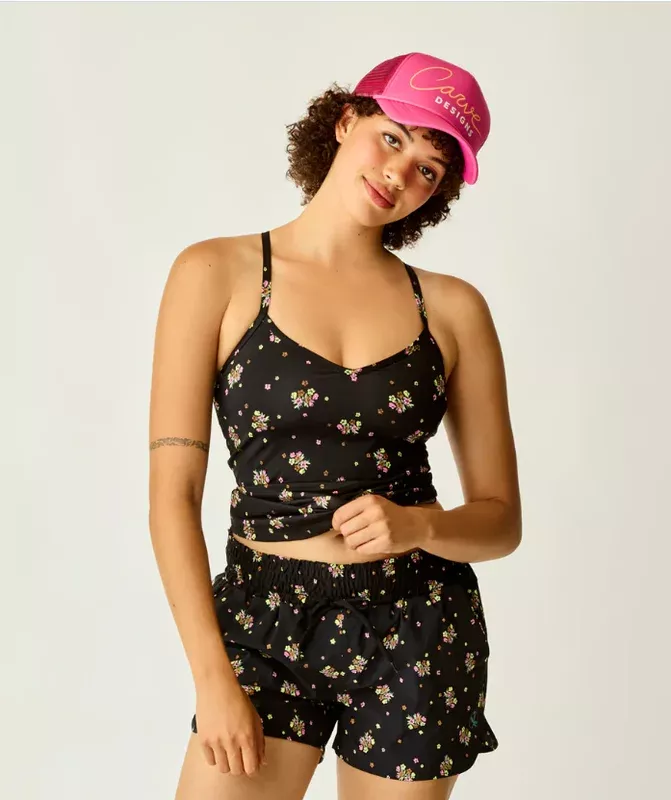 Carve Stinson Tankini – Black Floret