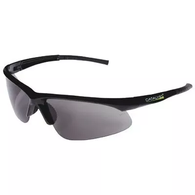 Catalyst Black Frame Gray Lens Safety Glasses ANSI Z87.12003 1 PAIR EOB20S