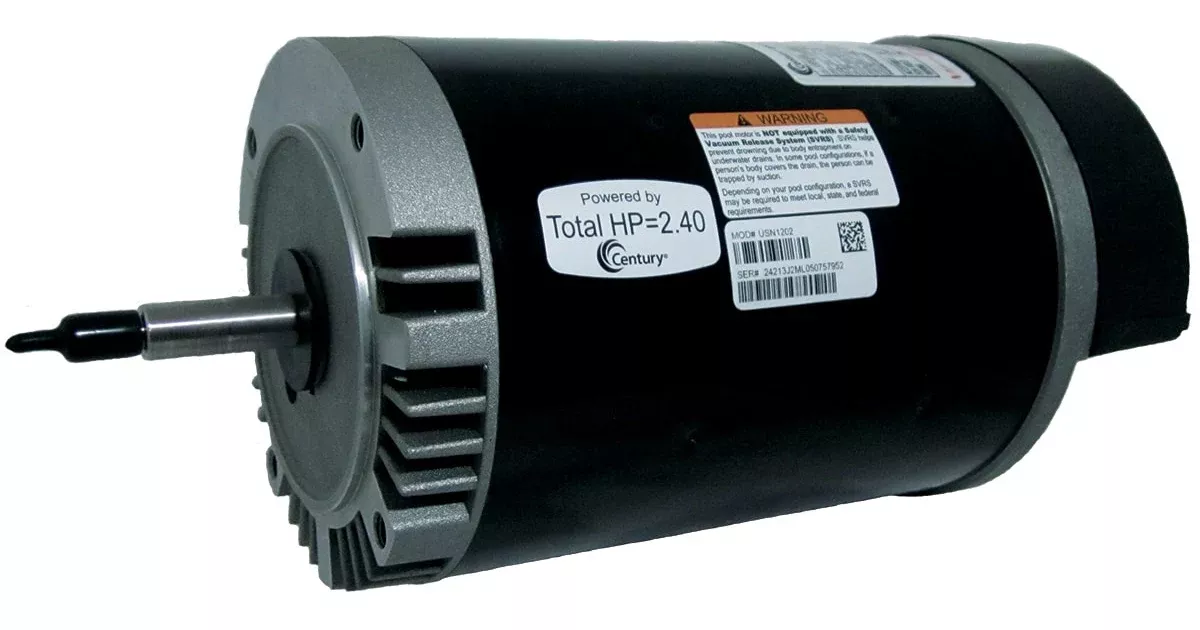 Century Pool Pump Motor 2HP 1 Phase 60Hz 208-230/115V Y56J | USN1202