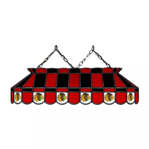 Chicago Blackhawks 40" Stained Glass Lamp