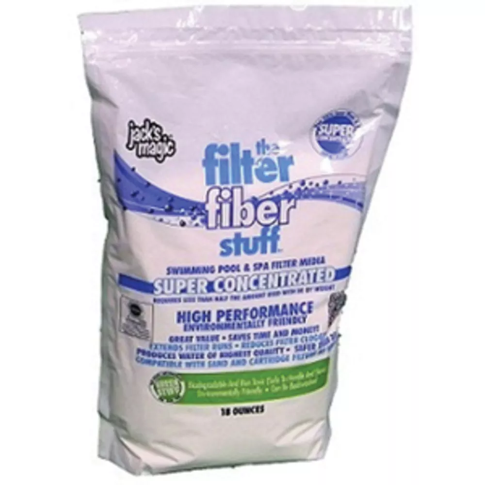 Clarifier | Jacks Magic | JMFIBER18 | 18 Oz Bag | Algae And Cloudy Water Treatment