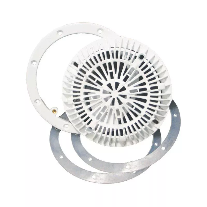 CMP 25548-100-000 Galaxy 8″ Vinyl Liner Main Drain Lid & Ring Kit, White