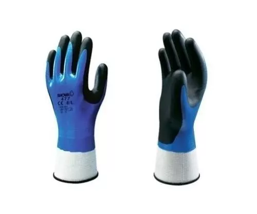 Cold Protection Gloves, Blue/Black, XL, PR
