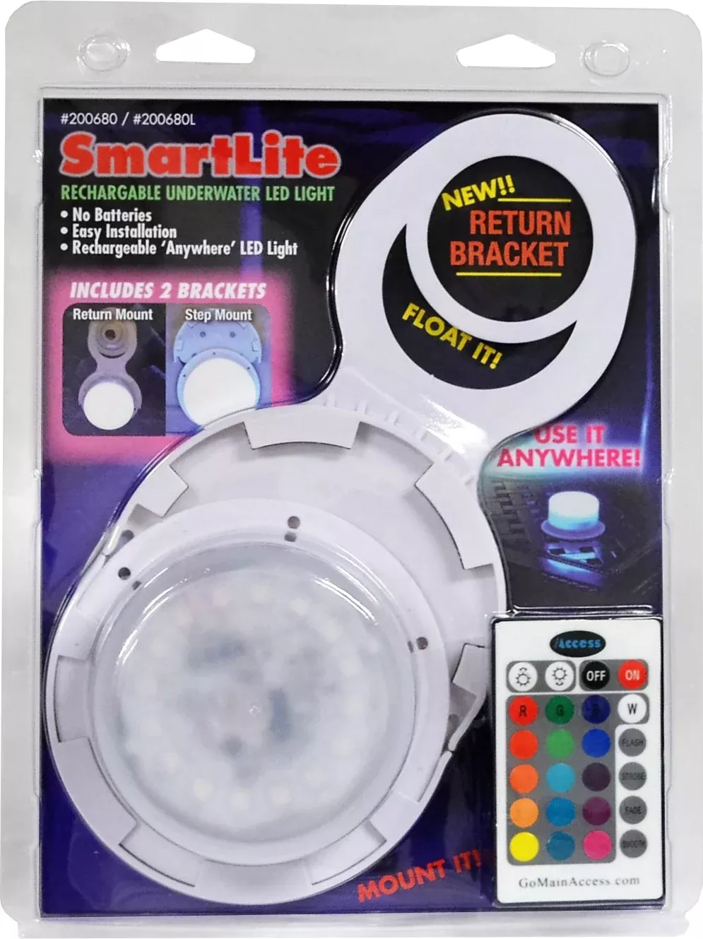 COLOR LED LIGHT W/ REMOTE