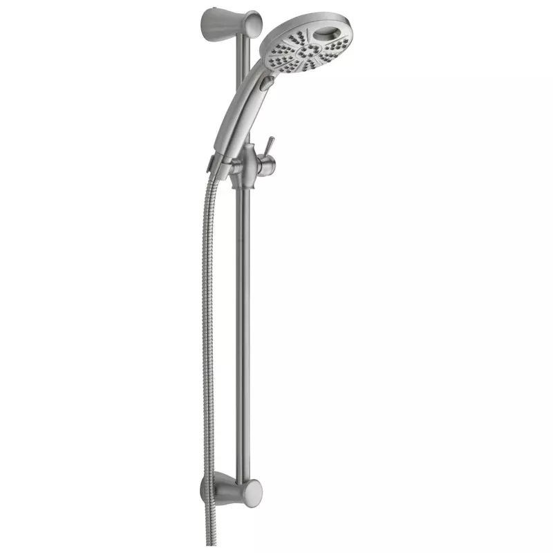 Delta Universal Showering Components Collection Stainless Steel Finish Temp2O 6-Setting Hand Shower Spray only 667524