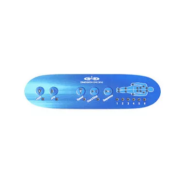 Dimension One Overlay,D1 M-Drive Massage Sequencer Blue