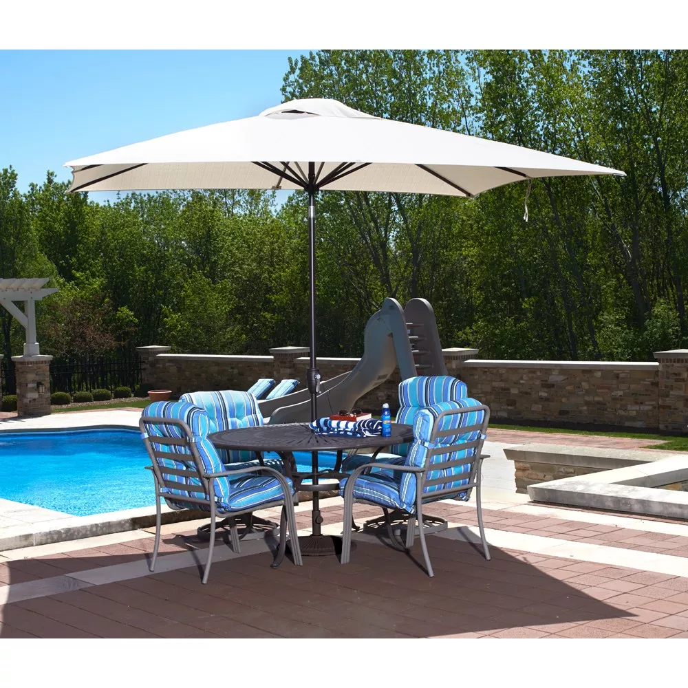 (Discontinued) Adriatic Market Umbrella – Beige Sunbrella Acrylic