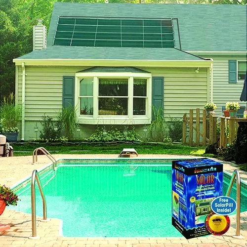 (Discontinued) SunHeater Inground Pool Solar Heating System – 2, 2′ x 20′ Panels (80 sq ft)