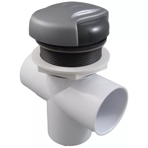 Diverter Vlv CMP Top Mt 2"s 3-3/16"hs Wave Graph Gry/Slvr 25048-707-200
