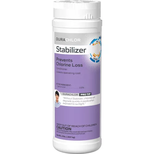 Durachlor Chlorine Stabilizer – 4 lb | Cyanuric Acid Pool Conditioner