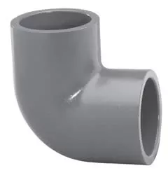 Elbow, 2" Slip Gray PVC Schedule 80 90 Degree