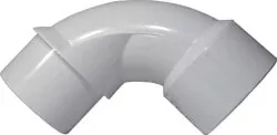 Elbow, 4" Slip x Spigot PVC Schedule 40 90 Degree