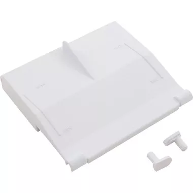 Front Access Skimmer Weir Door, White, 5-1/16" x 4-3/4" x 1"