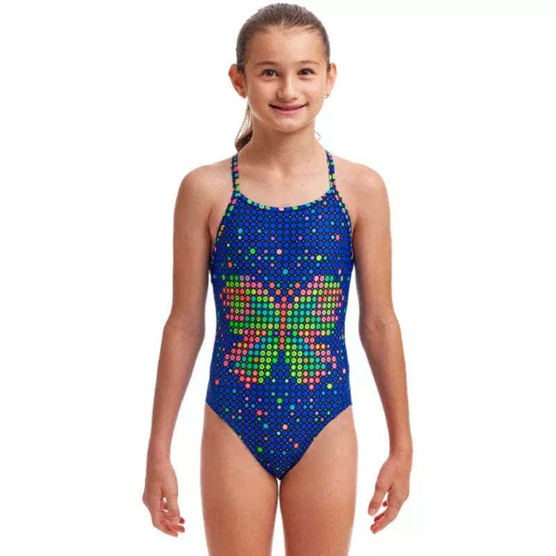 Funkita – B-Fly – Girls Diamond Back One Piece