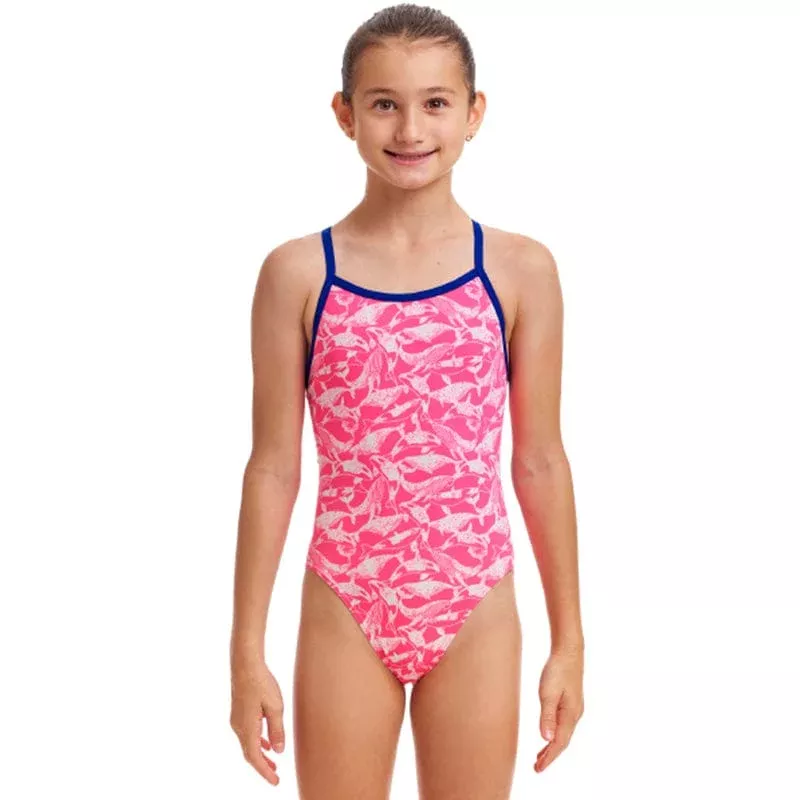 Funkita – Beached Bae – Girls Single Strap One Piece