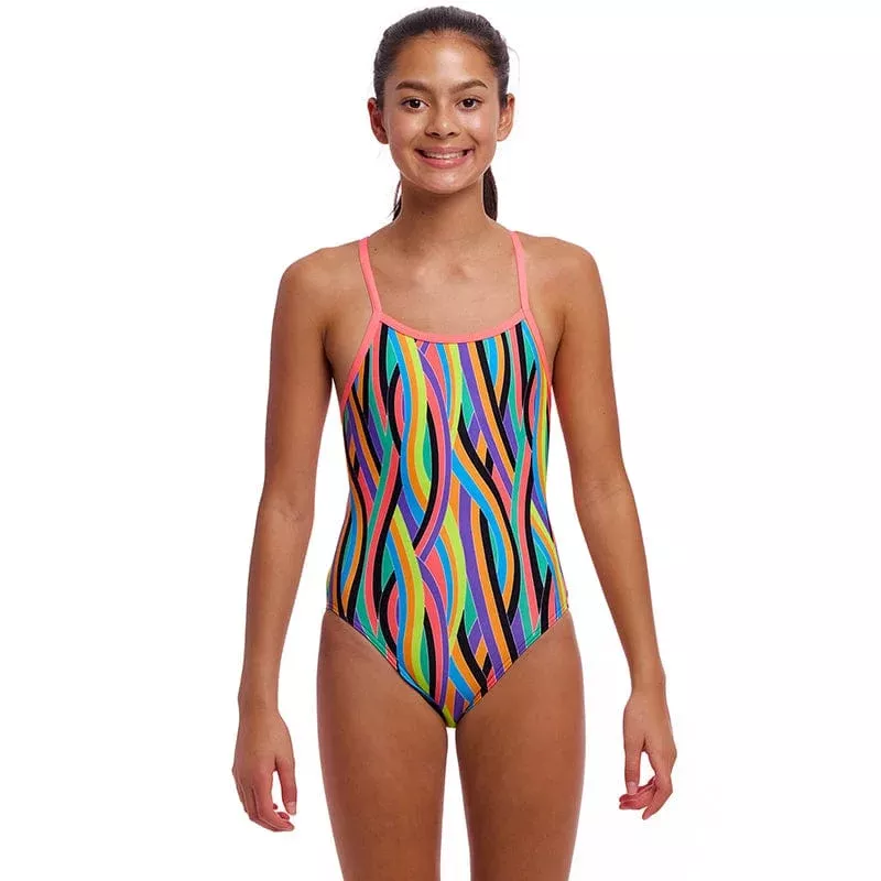 Funkita – Curl Curl – Girls Eco Single Strap One Piece