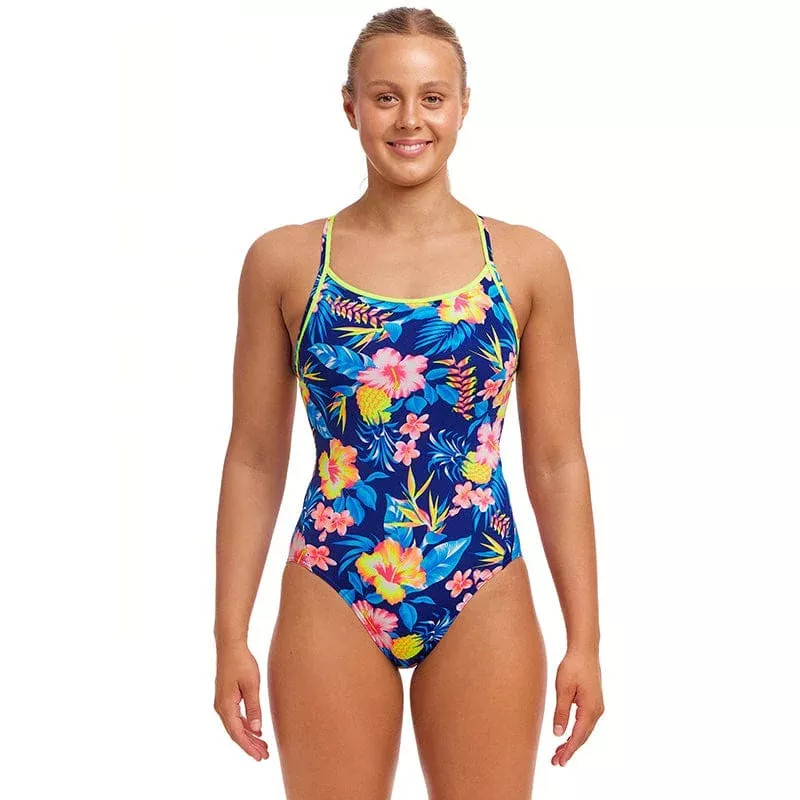 Funkita – In Bloom – Ladies Eco Diamond Back One Piece