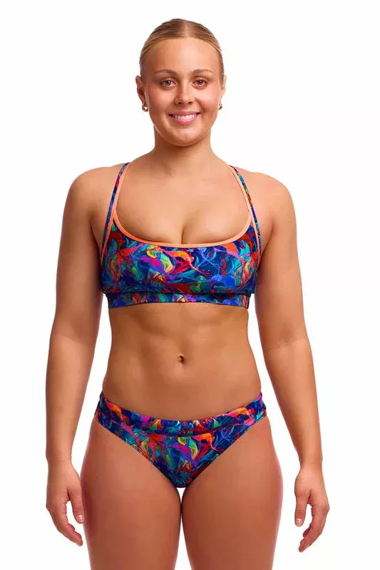 Funkita Ladies Weedy One Sports Top – Multi