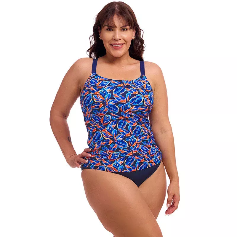 Funkita – Leaf Blower – Ladies Scoop Neck Tankini Top