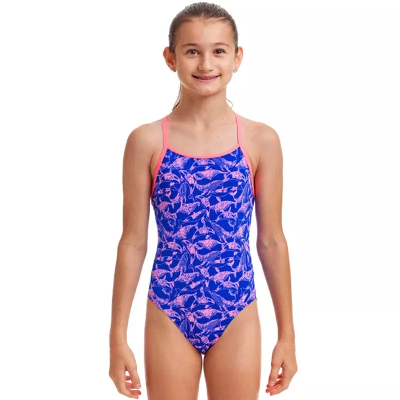 Funkita – Minky Pinky – Girls Diamond Back One Piece