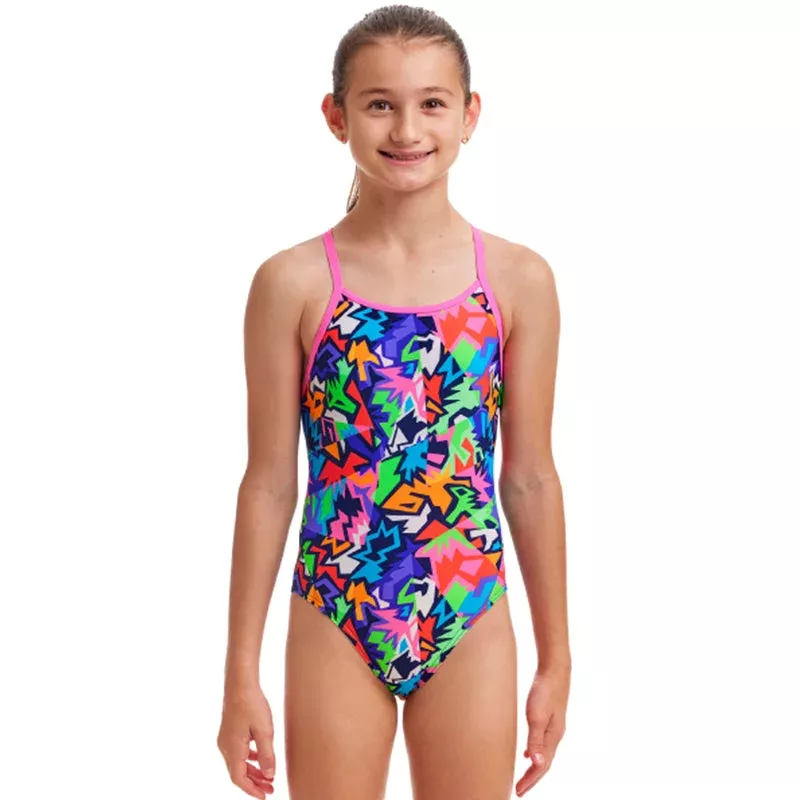 Funkita – Sharp Edges – Girls Diamond Back One Piece