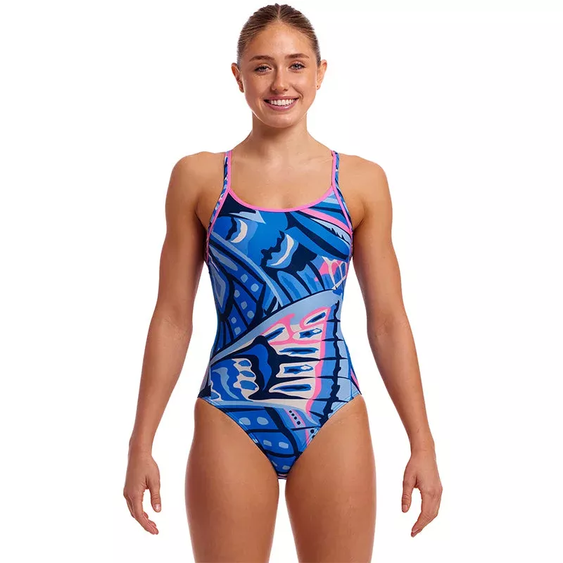 Funkita – Soaring Hi – Ladies Eco Diamond Back One Piece
