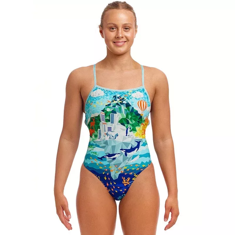 Funkita – Wildermess – Ladies Eco Strapped In One Piece