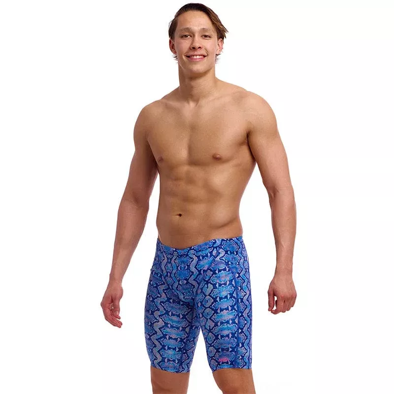 Funky Trunks – Blue Viper – Mens Eco Training Jammers