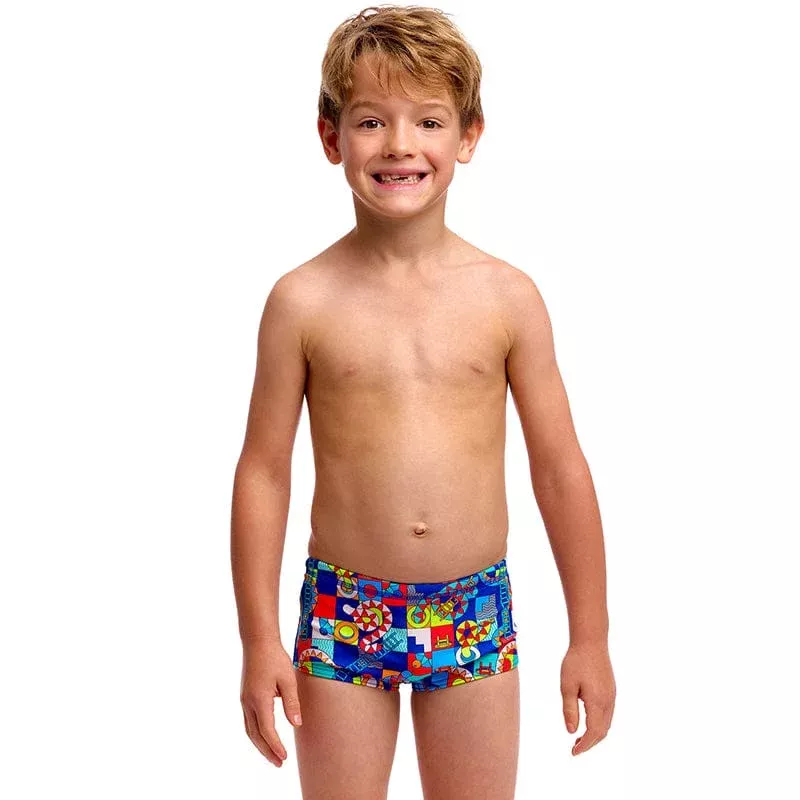 Funky Trunks – Bored Games – Toddler Boys Eco Printed Trunks