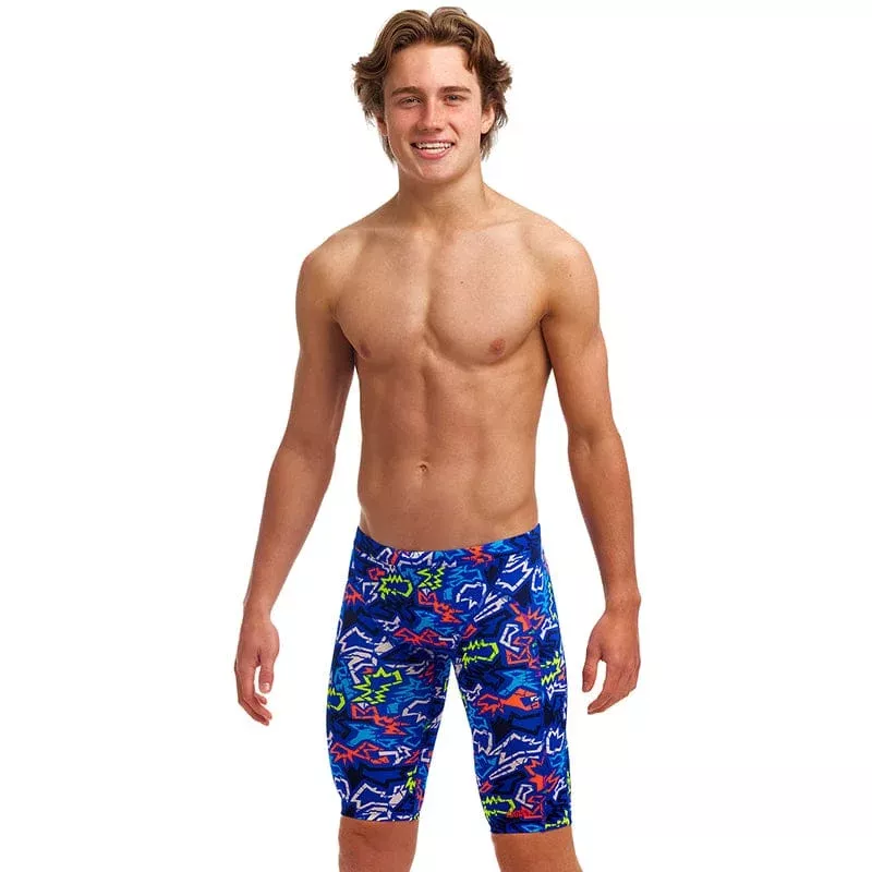 Funky Trunks – Broken Hearts – Boys Eco Training Jammers