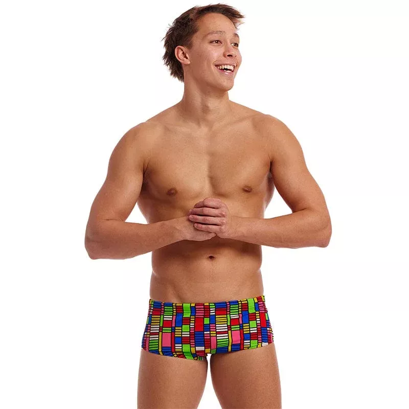 Funky Trunks – The Climb – Mens Eco Sidewinder Trunks