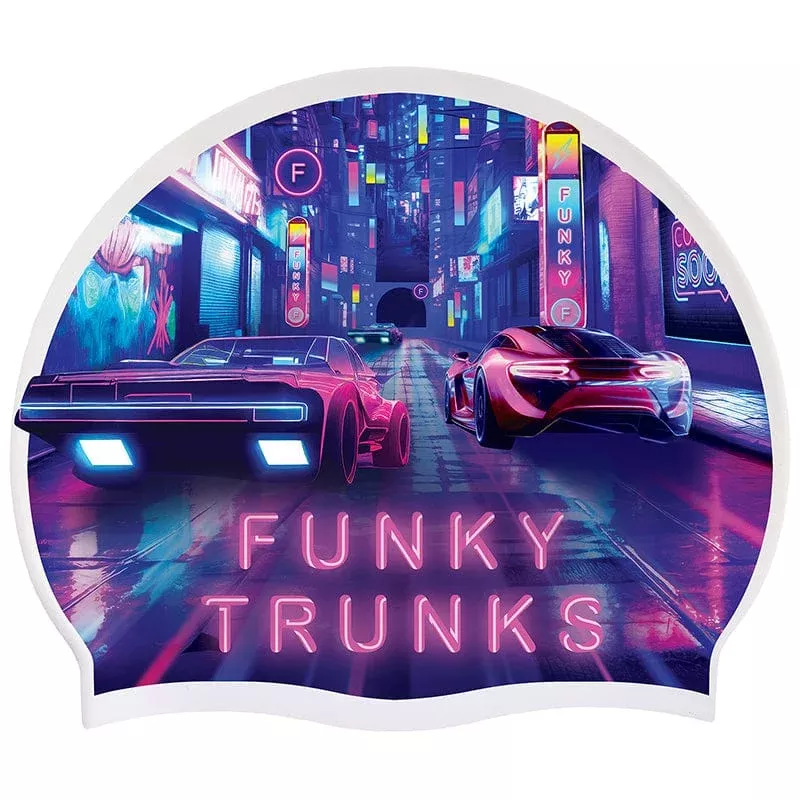 Funky Trunks – Cyber City – Silicone Swimming Cap