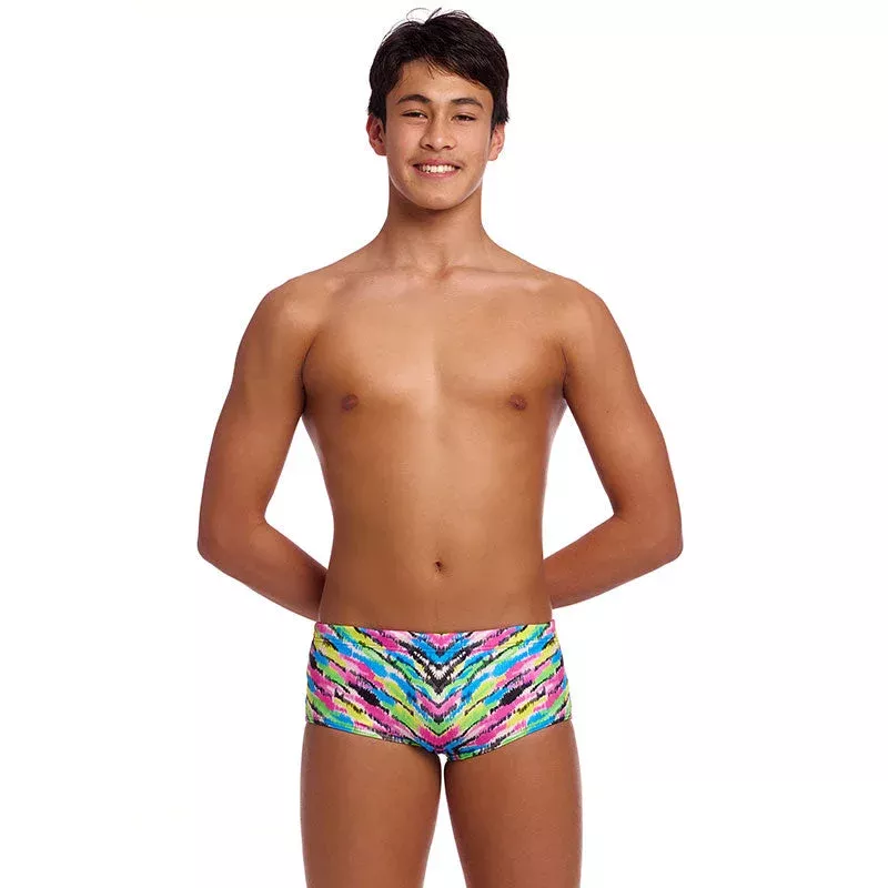 Funky Trunks – Happy Hide – Boys Eco Sidewinder Trunks
