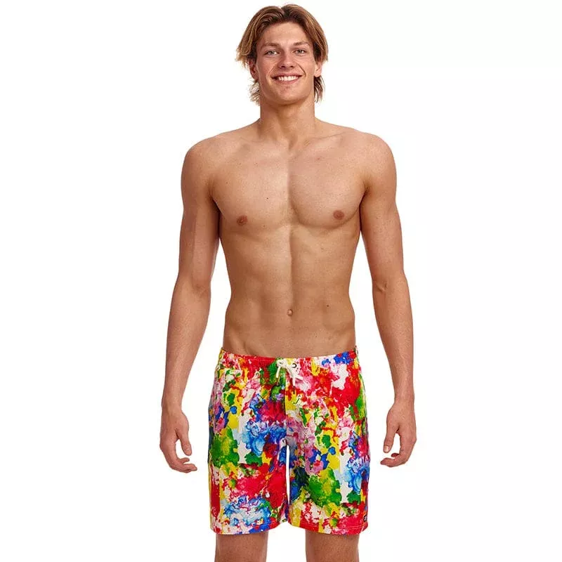 Funky Trunks – Ink Jet – Mens Long Johnny Shorts