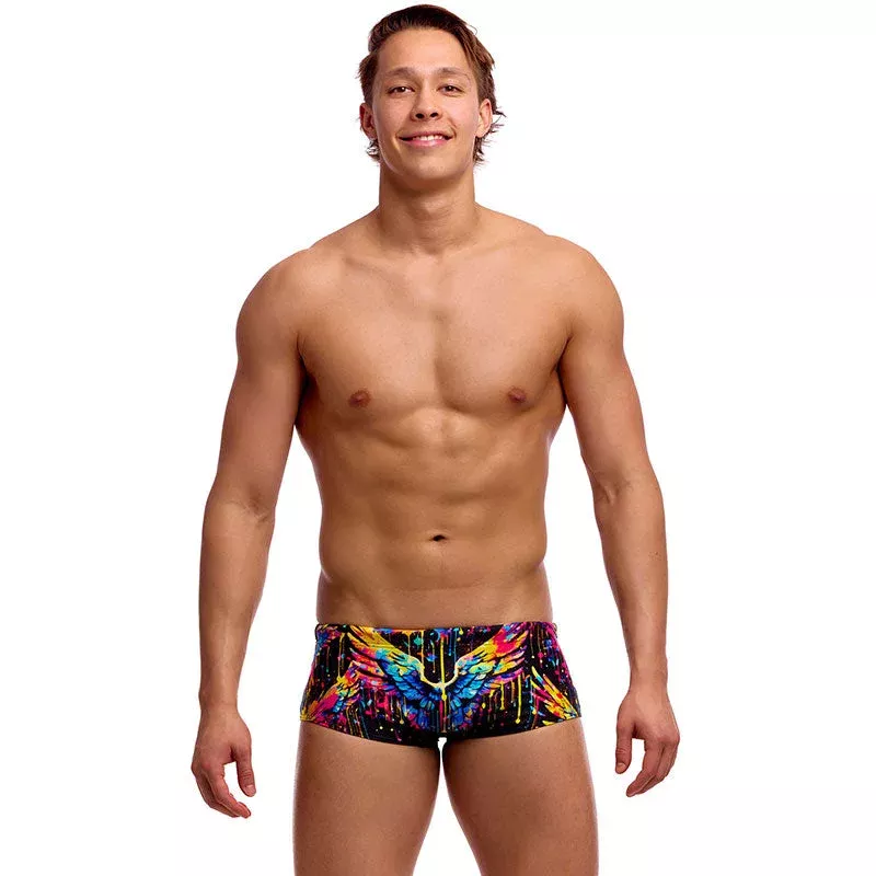 Funky Trunks – Killer Cupid – Mens Eco Sidewinder Trunks