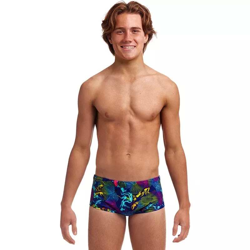 Funky Trunks – Oyster Saucy – Boys Sidewinder Trunks
