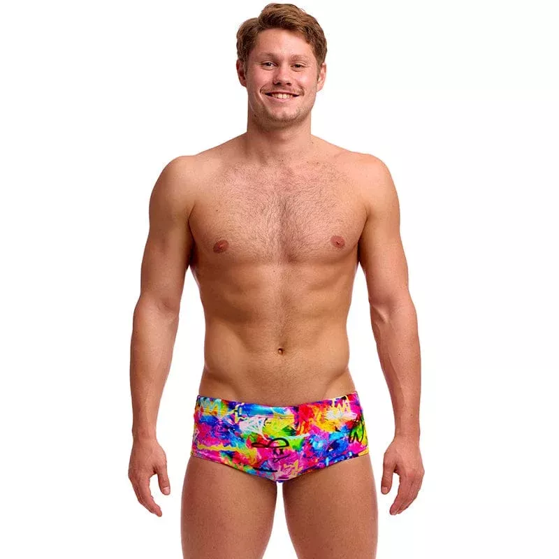 Funky Trunks – Tag Her – Mens Eco Sidewinder Trunks