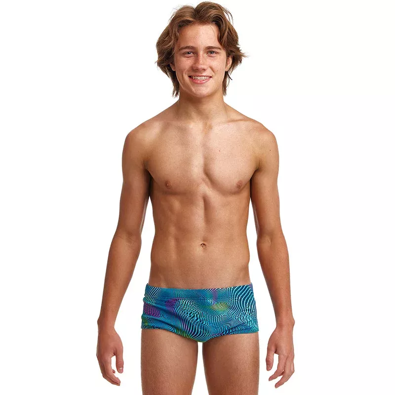 Funky Trunks – Wires Crossed – Boys Sidewinder Trunks