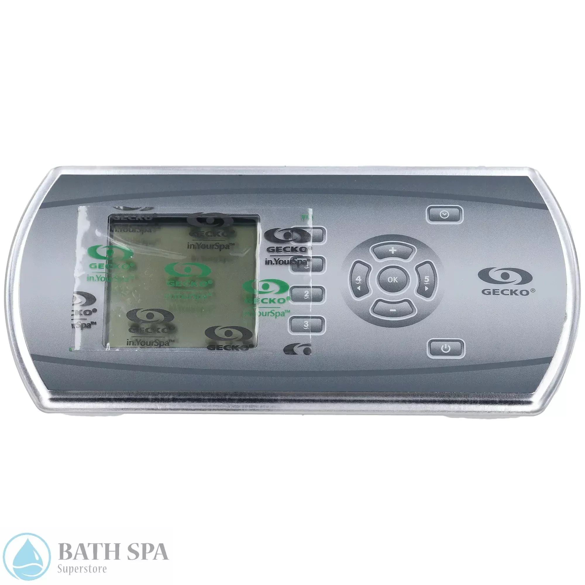 Gecko IN K600 11 Button Keypad With LCD Interface Overlay 5 Output Compatible With IN XE IN XM IN XM2 Y Series Systems